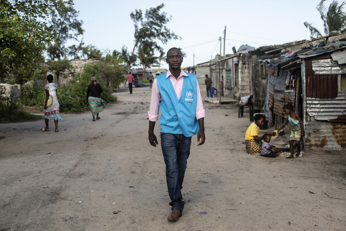 Mozambique. Portrait of UNHCR driver Luis Jose Faife