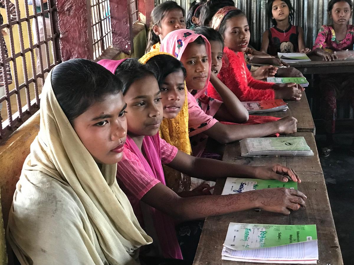 Bangladesh. Rohingya refugee girls education