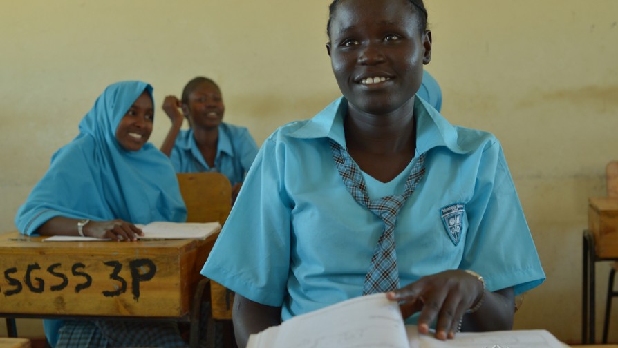 When 18-year-old South Sudan refugee Esther Nyakong, her mother and two sisters reached the northwest Kenya refugee camp at Kakuma in 2008 they had nothing. Esther studied hard, became head girl at the nearby Morneau Shepell boarding school for girls and in 2016 was hoping to beat 100-1 odds and go to university. Eventually she set her sights on becoming a neurosurgeon. ; The Kakuma refugee camp in northwest Kenya was established in 1992 to house thousands of refugees fleeing civil war in neighboring Sudan. By 2016 the population had swelled to nearly 190,000 and included civilians from South Sudan, Sudan, Burundi, Ethiopia, the Democratic Republic of Congo, Eritrea, Uganda and Rwanda. In a totally inhospitable region of nomadic tribes, swirling dust storms and daily temperatures topping 100 degrees fahrenheit, educating refugee and local children proved to be a major challenge. Seventy percent of primary school children aged 6-13 attended class in 2016 but of the nearly 24,000 refugee children aged 14-17, fewer than 750 went to class and of those only 303 were girls. Females were particularly vulnerable because of teenage pregnancy, early marriage and peer pressure to drop out.