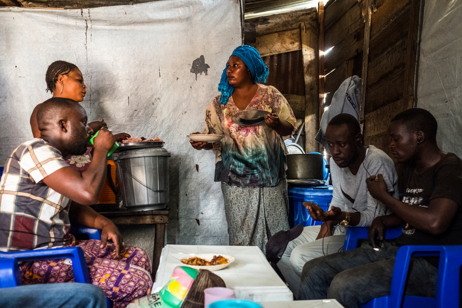 Democratic Republic of the Congo. Burundian refugee starts new life as restaurateur