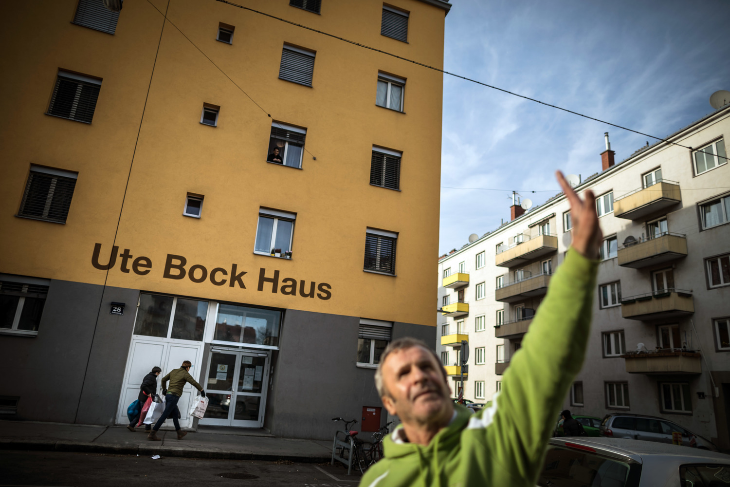 Austria. Refugee shelter founded in private initiative by a Austrian philanthropist Ute Bock