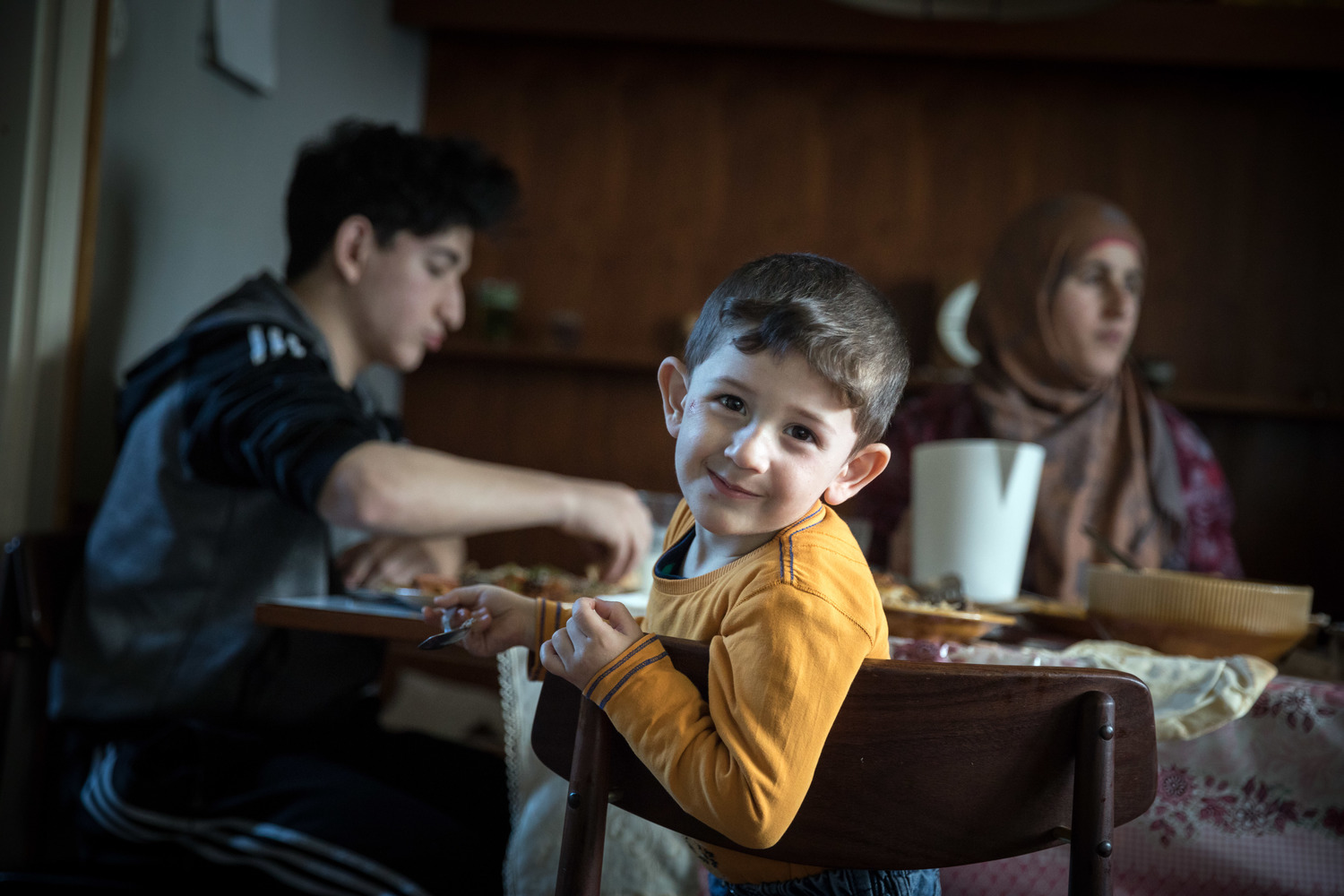 Austria. Refugees long for reunion with loved ones left behind.