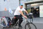 On Your Bike: Bjorn Heidenstrom leaves UNHCR's headquarters in Geneva ...