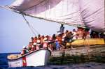 A group of refugees are intercepted in the Caribbean by the United Sta...