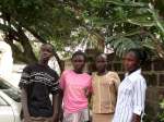 Members of the prize-winning singing group, Golden Blue Girls – Eman...
