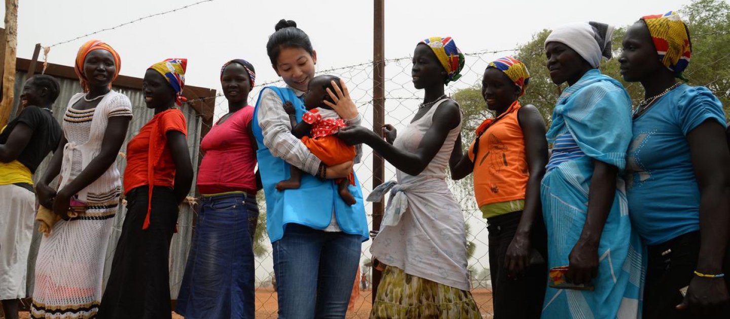 South Sudan. Refugee registration at Doro Camp