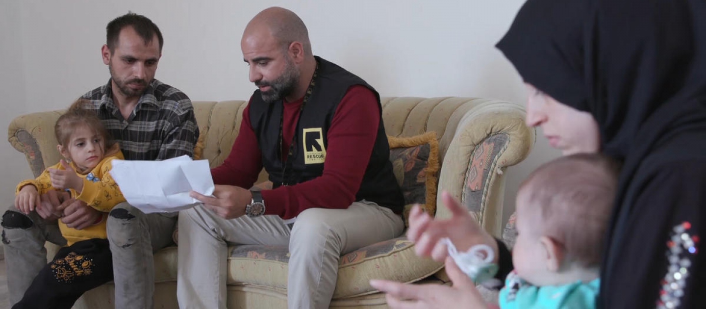 Lebanon. Syrian refugees receive assistance in getting birth certificates for their unregistered children.