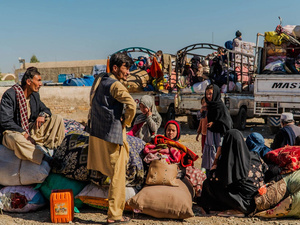 Afghan returnees from Pakistan