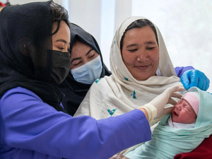 Midwife students participate in practical training sessions