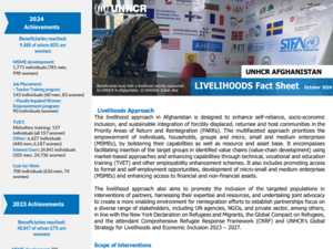 Livelihoods factsheet 