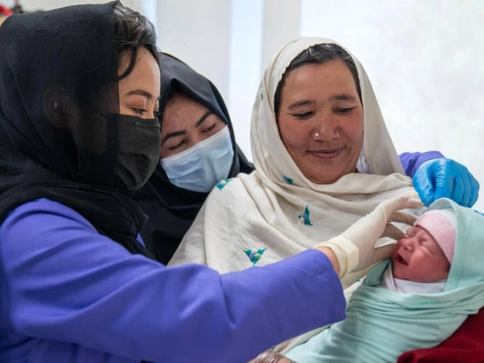Midwife students participate in practical training sessions