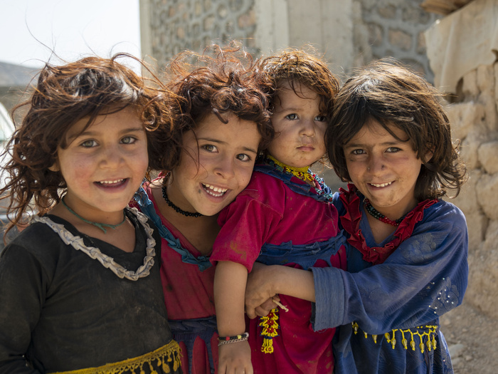 Children in Barmal district of Paktika province 
