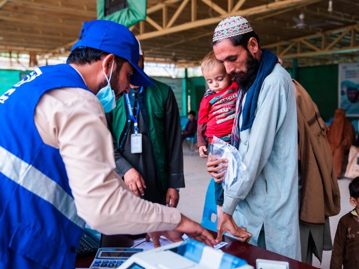 Afghan returnees from Pakistan