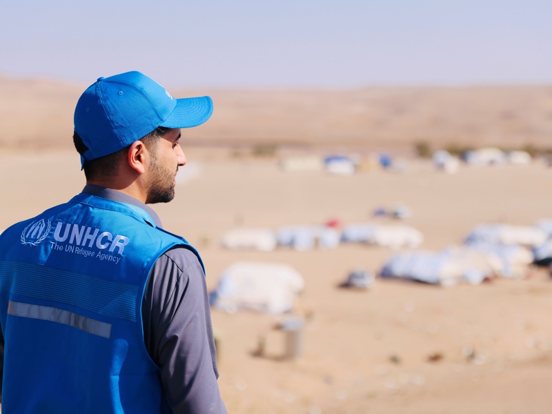 UNHCR staff in Herat province