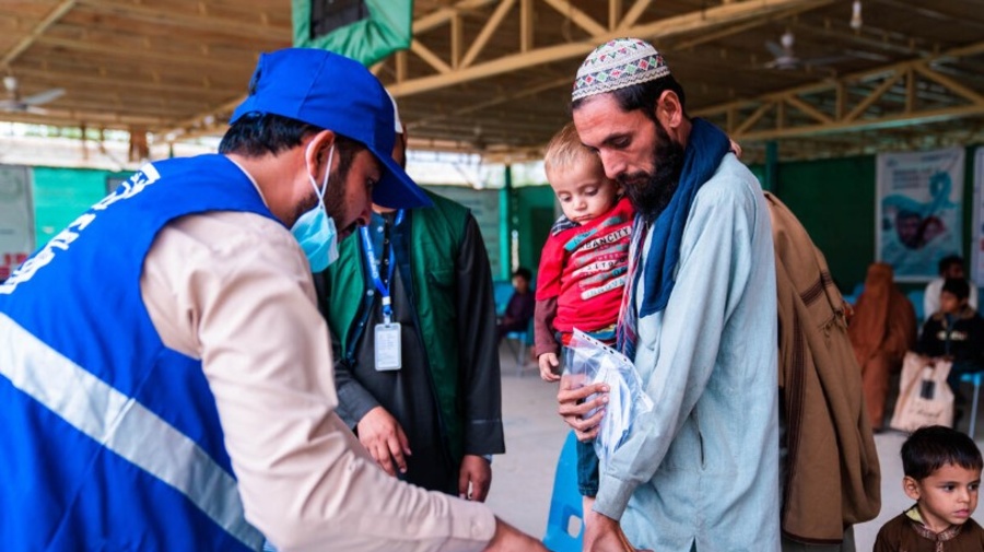 Afghan returnees from Pakistan