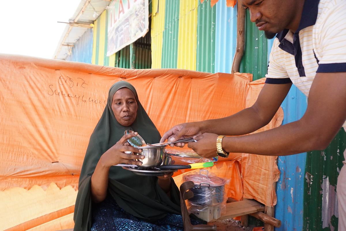 Ethiopia. Somali refugee woman enjoys CBI interventions right in time for Ramadan