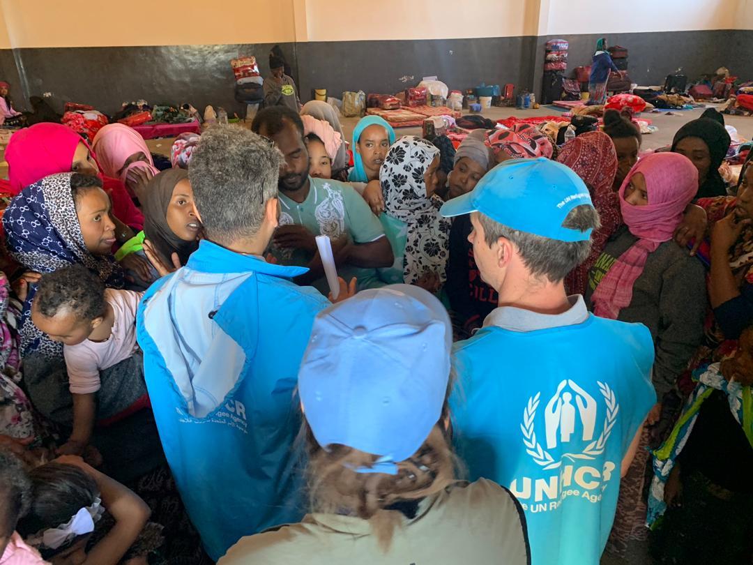 Libya. release and evacuation of detained refugees caught in Libyan crossfire