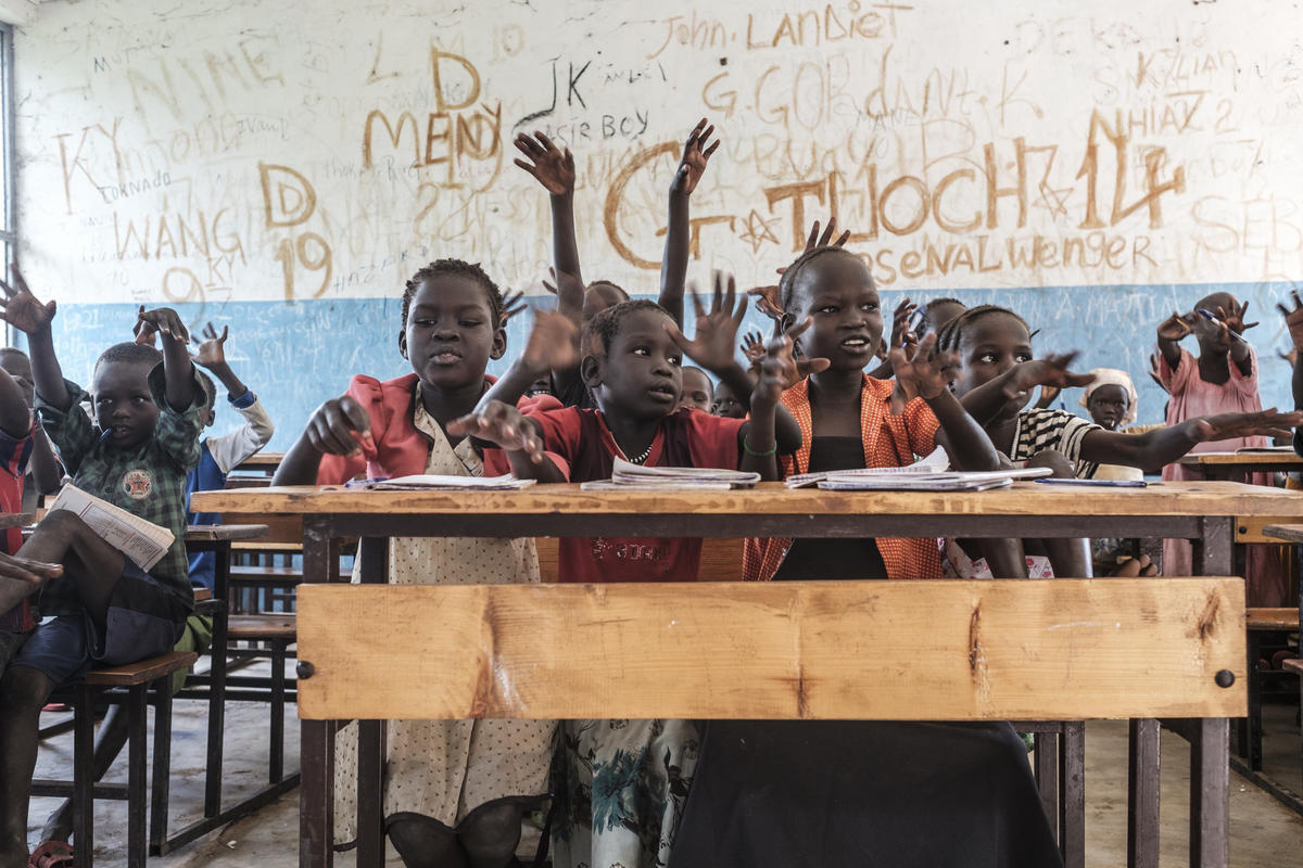 Ethiopia. Refugee teacher believes that education is the key to a brighter future in his homeland of South Sudan