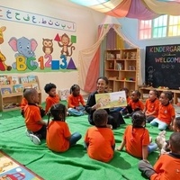 Alongside her studies, Sarah works as a kindergarten teacher and hopes one day to establish her own school to create opportunities for children to learn.