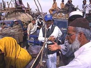 Some 370,000 Afghans have returned from Pakistan, many through the Takhta Baig centre.