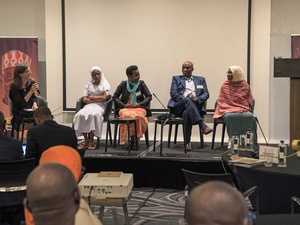 Formerly stateless persons living in Kenya speak on the impact that nationality documentation has had on their lives during the regional experts conference on statelessness in Kenya.