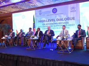 Delegates at the High-Level Dialogue on advancing refugee inclusion and support to host communities in Ethiopia