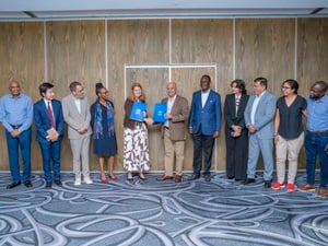 UNHCR, UAN at a signing ceremony of partnership agreement in Nairobi, Kenya.