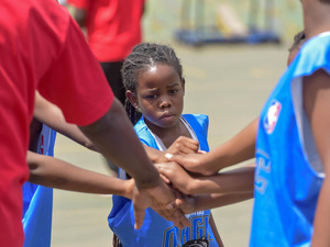 South Africa. Basketball tournament as part of the 16 Days of Activism against Gender-Based Violence at the Sunnyside Basketball Club in Pretoria