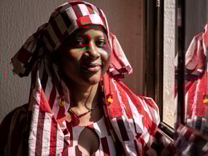 Burkina Faso. UNHCR Nansen Refugee Award, 2024 Regional Winner for Africa, Maimouna Ba, commits to education of displaced children