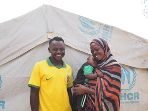 Central African Republic.  A Sudanese Refugee Family Rebuilds in the Central African Republic