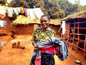 Tanzania. USA for UNHCR clothes distribution