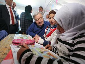 Jordan. Visit of the UN Secretary-General