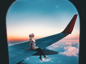 The Netherlands. Manaal from Somalia dreams of being an air stewardess to travel (The Dream Diaries)