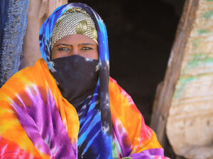 Yemen. Internally displaced families in Ibb City