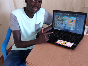 Uganda. Refugee artist wins Covid art contest