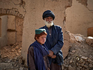 Afghanistan. IDP family in Helmand Province