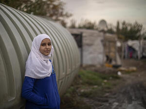 Lebanon. Teenage Syrian refugee works to support impoverished family during COVID-19