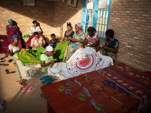 Burundi. UNHCR Deputy High Commissioner visits and interacts with refugee families in Nyakanda refugee camp, Burundi