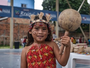 Preservar la cultura warao entre la niñez es uno de los objetivos de las comunidades indígenas de la etnia en Belém.