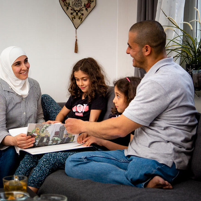 Sweden. Resettlement provides lifeline for Syrian family