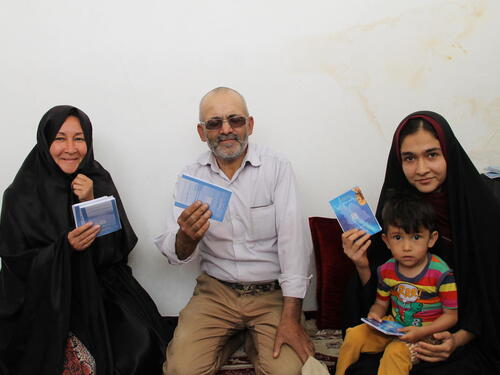 Iran. Afghan family among thousands benefiting from health insurance scheme