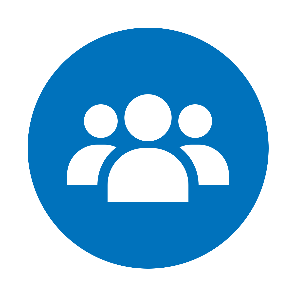 An icon of two people