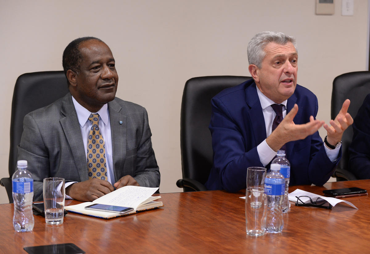 South Africa. UNHCR chief visits in show of support for government and refugees