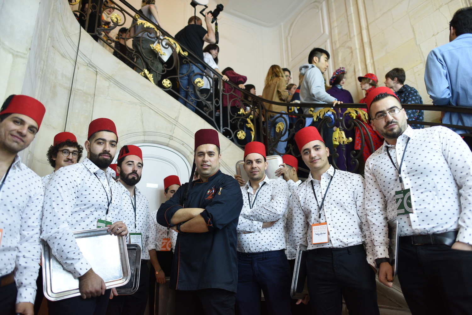 France. Syrian refugee chef cooks Paris Fashion Week
