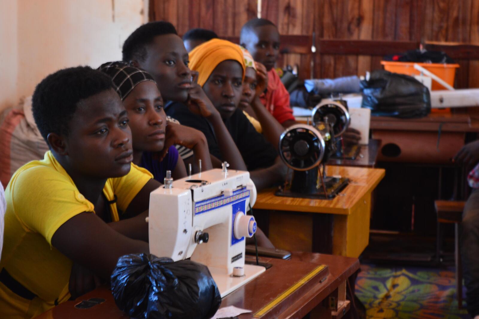 Tanzania. Training sessions give refugees opportunities