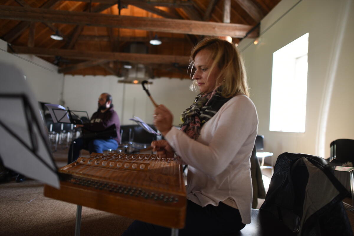 France. Refugee orchestra plays songs of love and exile