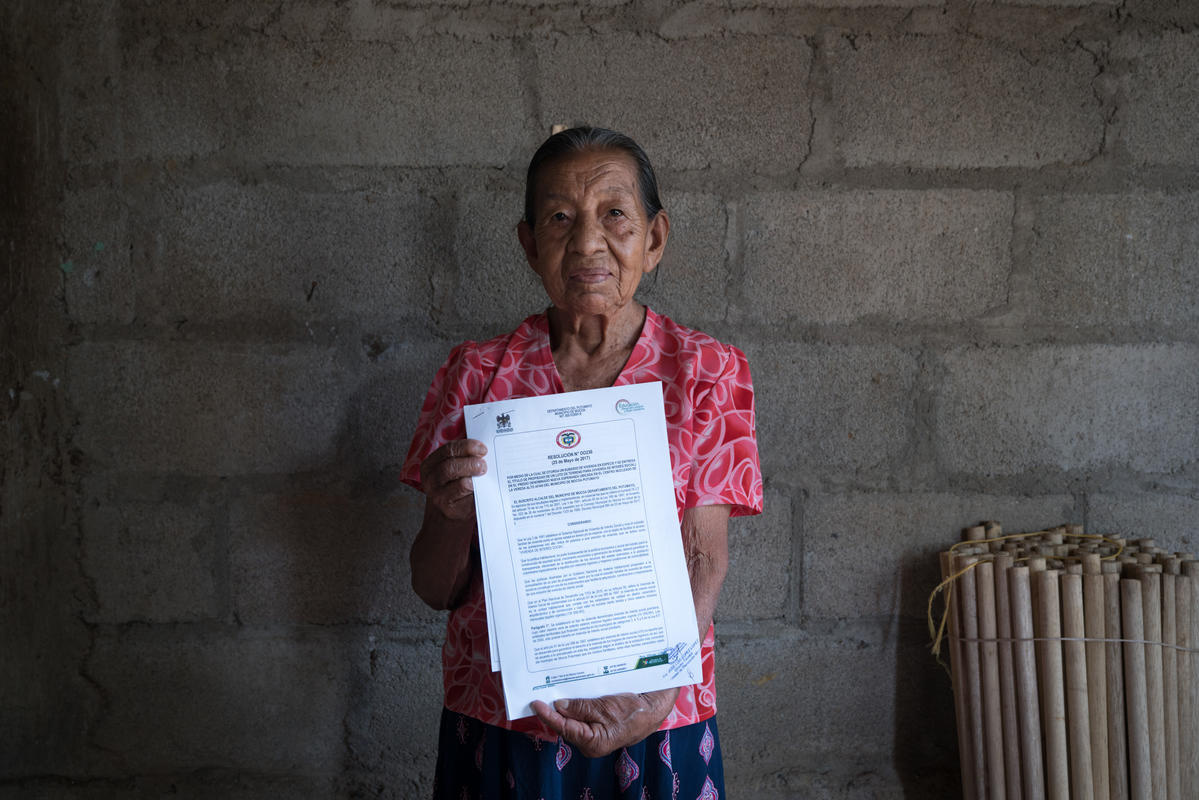 Colombia. Life in the 'Nueva Esperanza' settlement near Macao