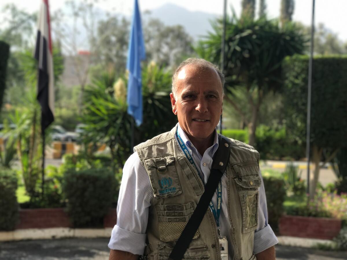 Yemen. UNHCR staff