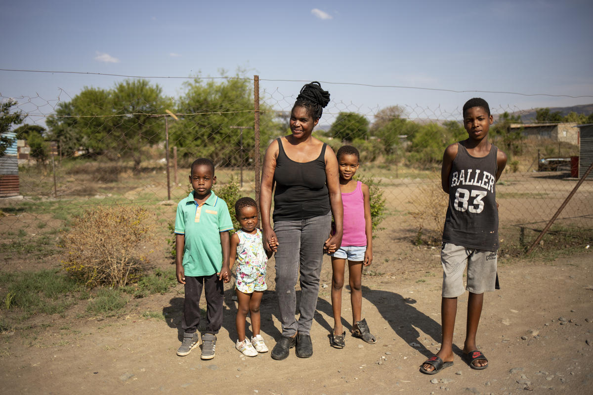 South Africa. Stateless woman's daily struggle