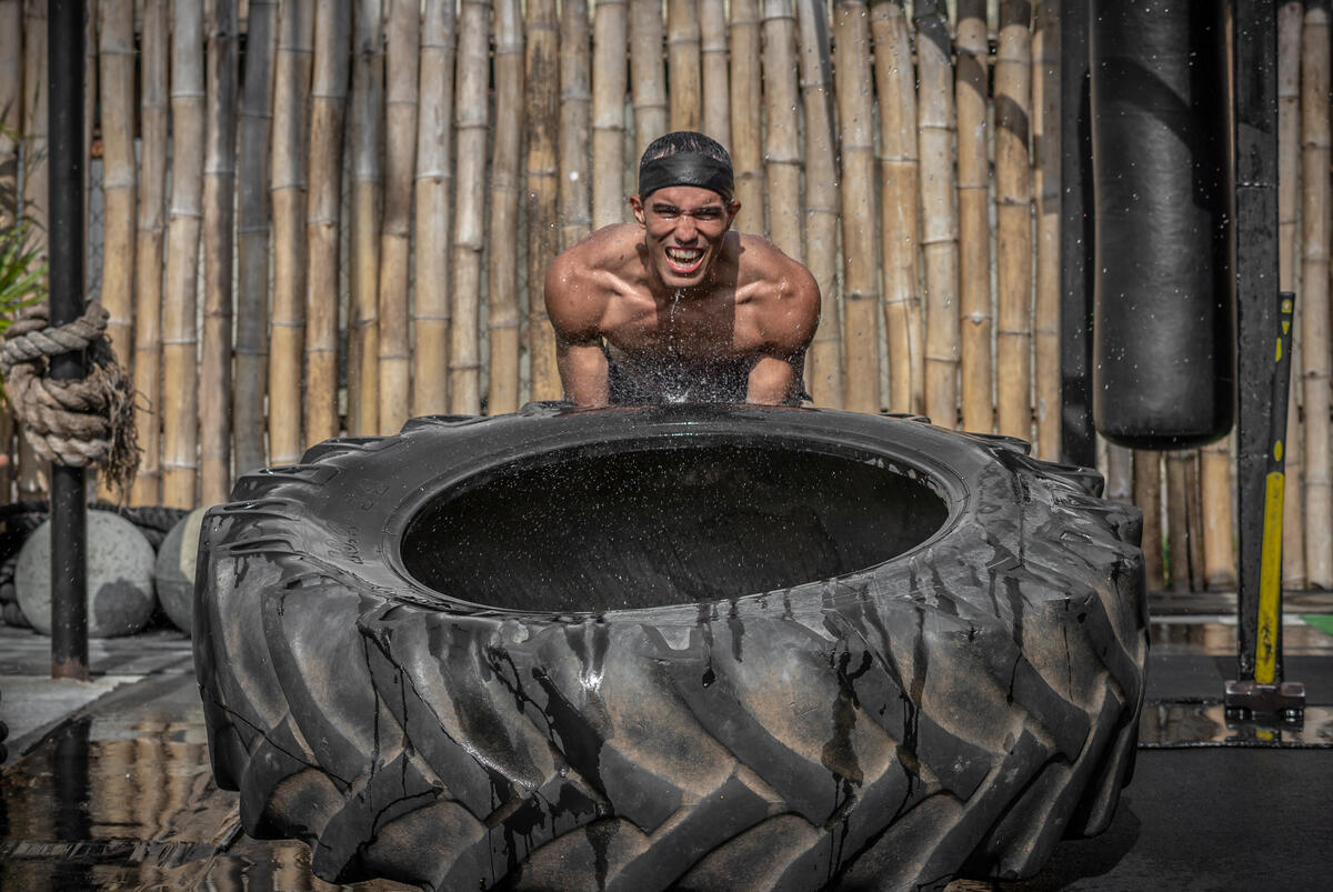 Refugee athlete Eldric Sella.